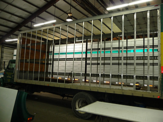 Complete cargo van rebuilding frame