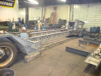 fabricating trailer frame