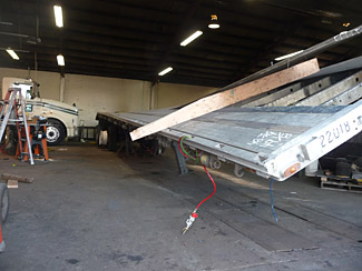 Trailer Twist repair front view